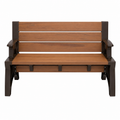 Bench-to-Table Modern Outdoor Patio Furniture Stool Chairs - Supports Up To 1400 lbs