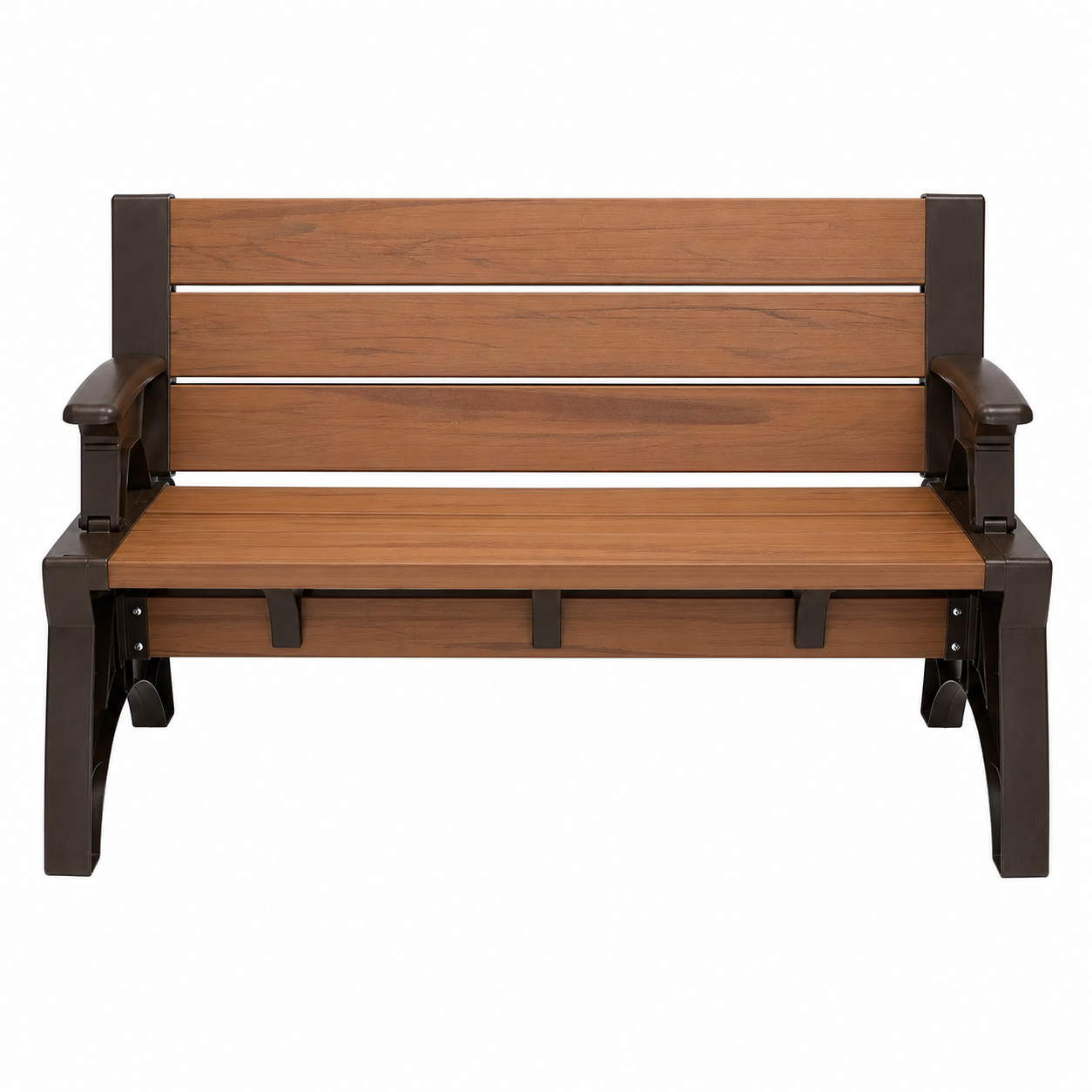 Bench-to-Table Modern Outdoor Patio Furniture Stool Chairs - Supports Up To 1400 lbs