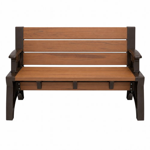 Bench-to-Table Modern Outdoor Patio Furniture Stool Chairs - Supports Up To 1400 lbs
